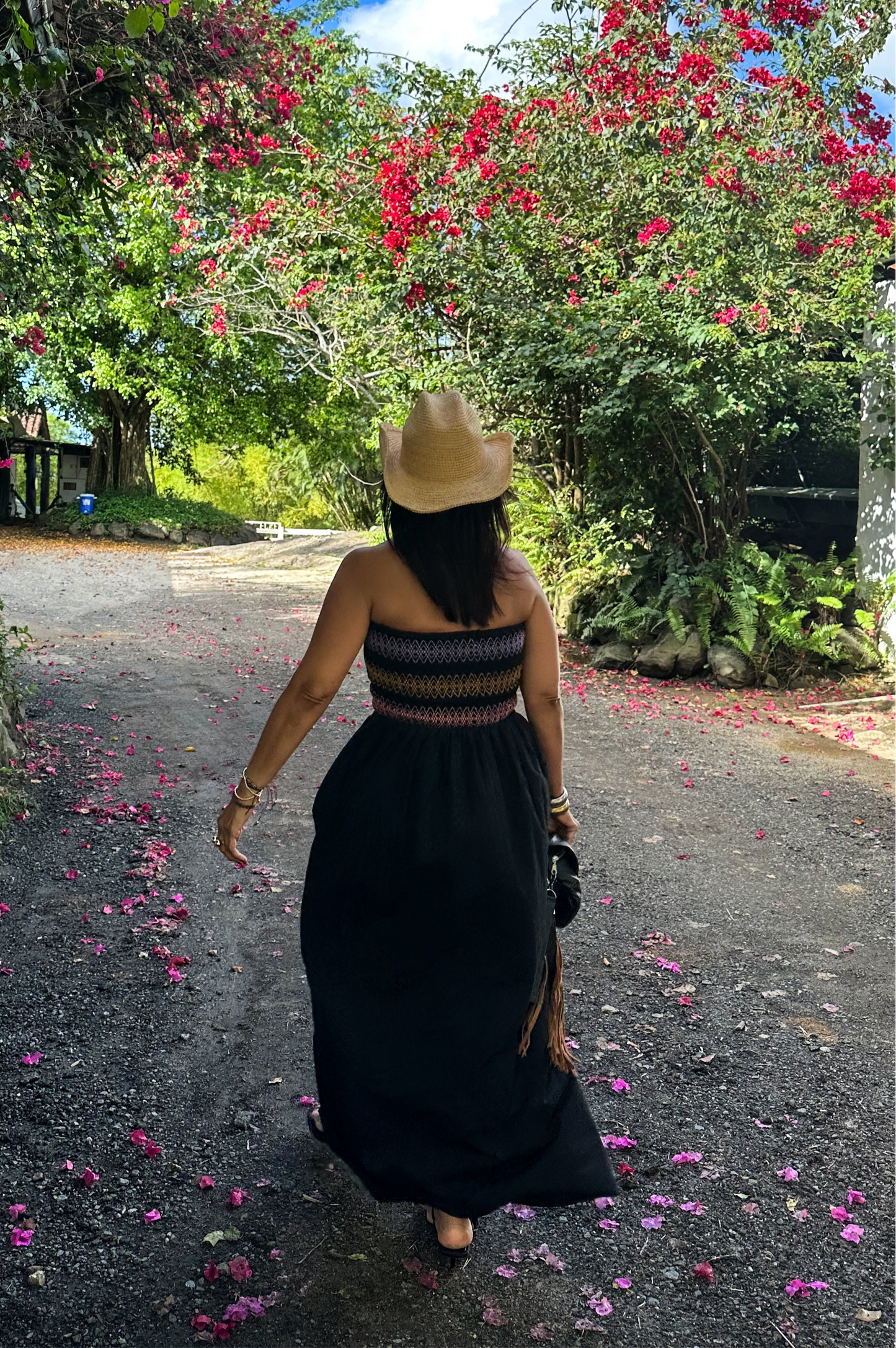 Smocked Bodice Maxi Dress