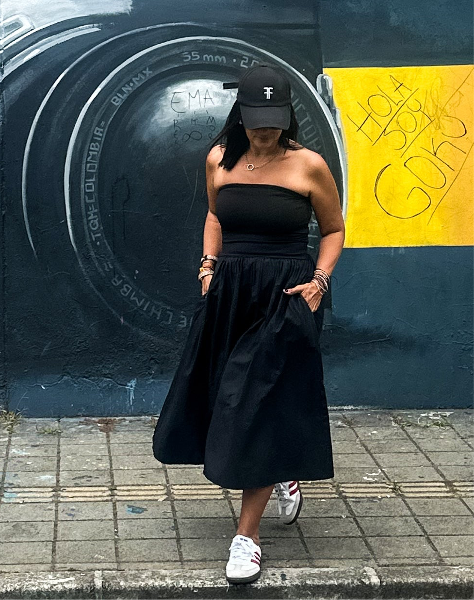 Strapless Midi Dress