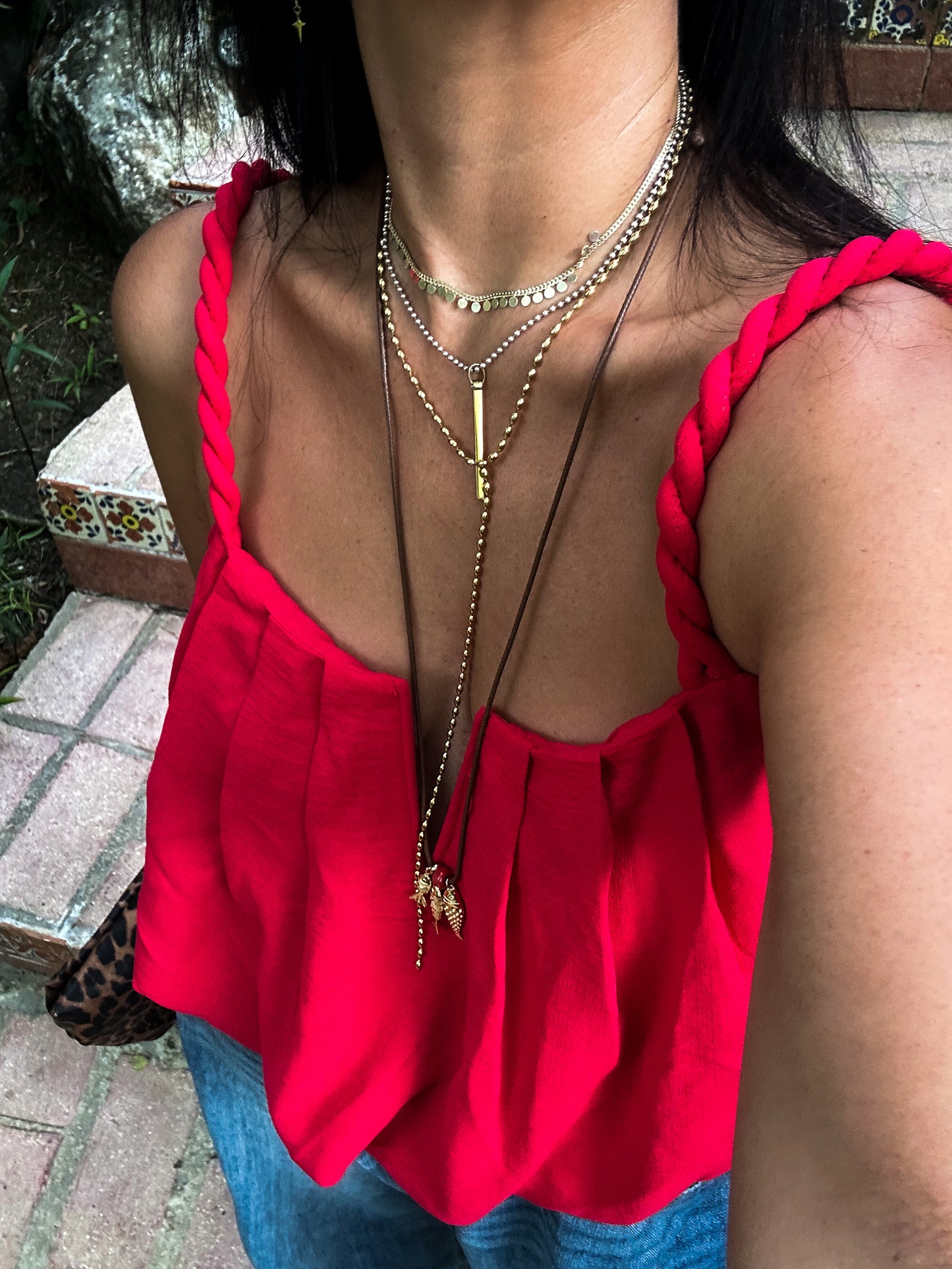 Twist Strap Bubble Top