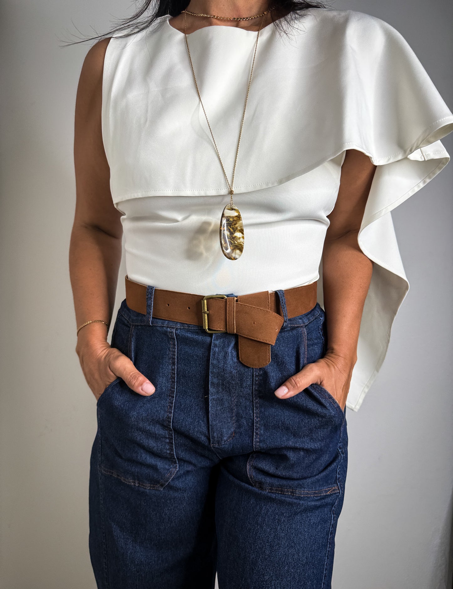 Asymmetrical Draped Top
