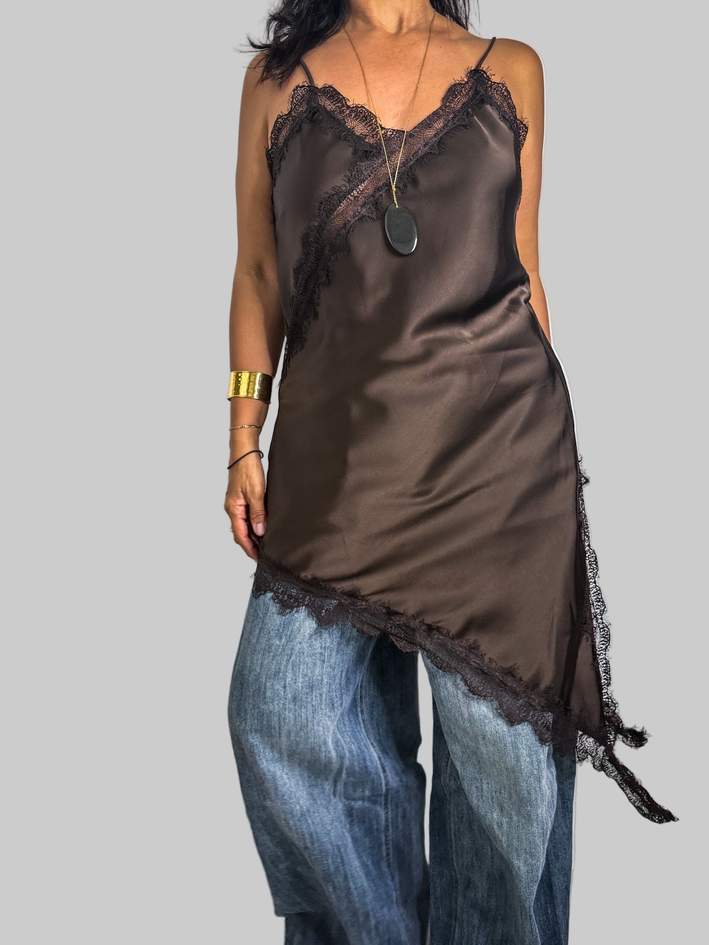 **Pre-OrderAsymmetrical Lace Dress