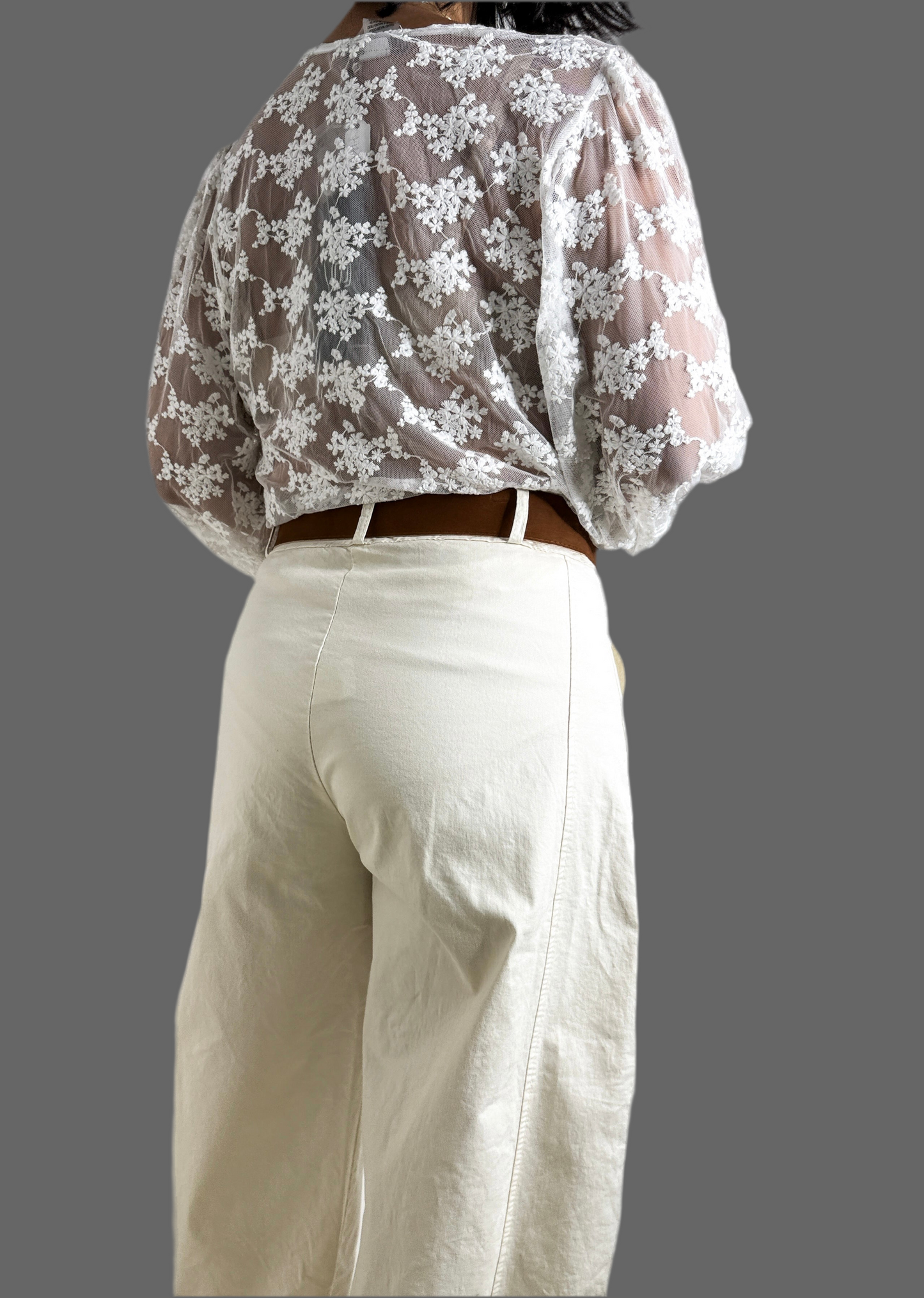 Cream Barrel Pants 🇮🇹