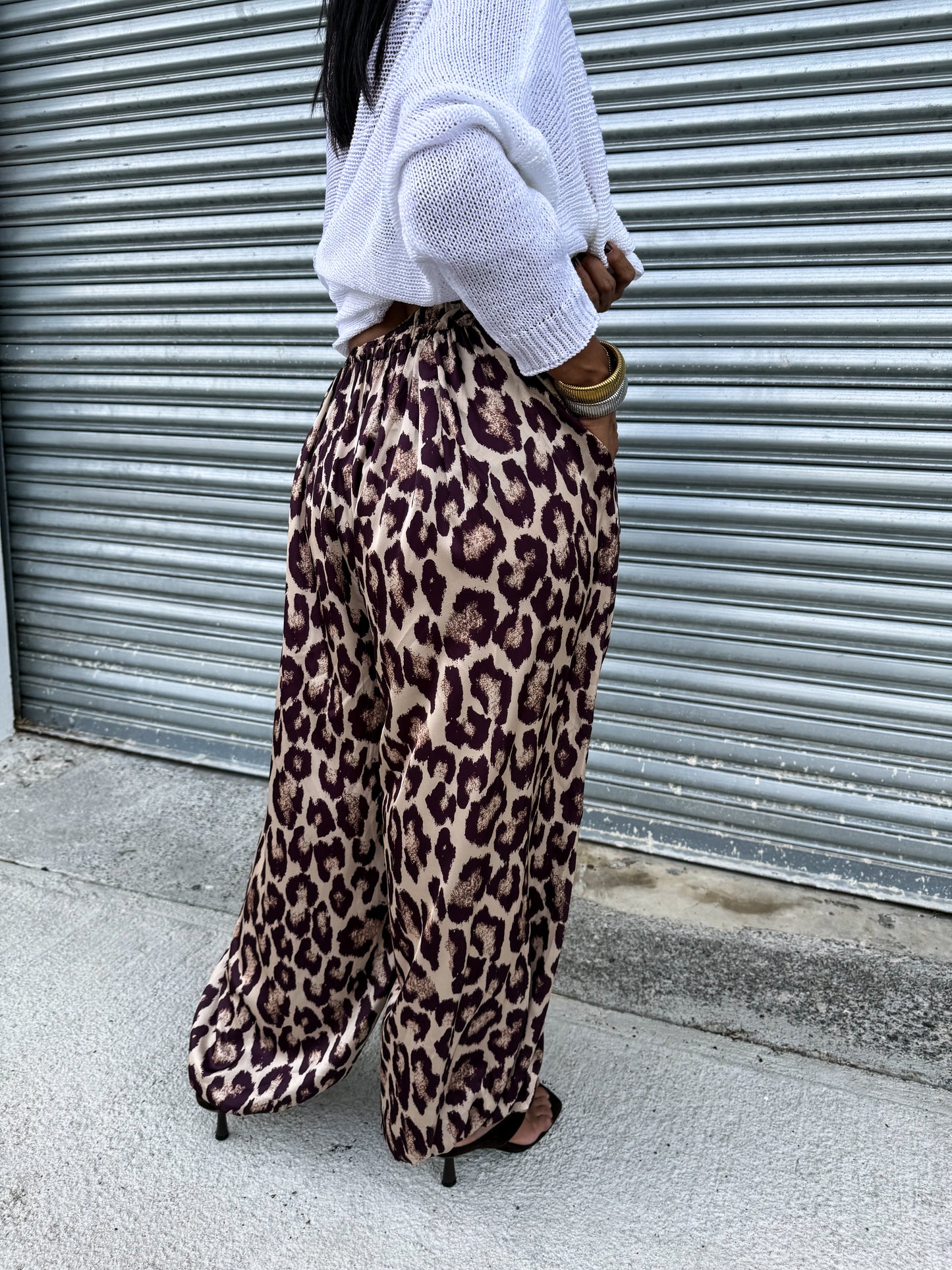 Animal Print Aladdin Pants