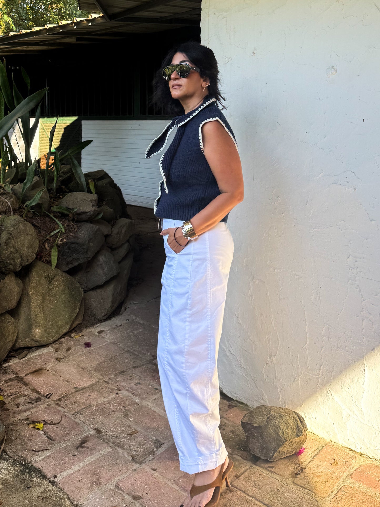 White Barrel Pant 🇮🇹