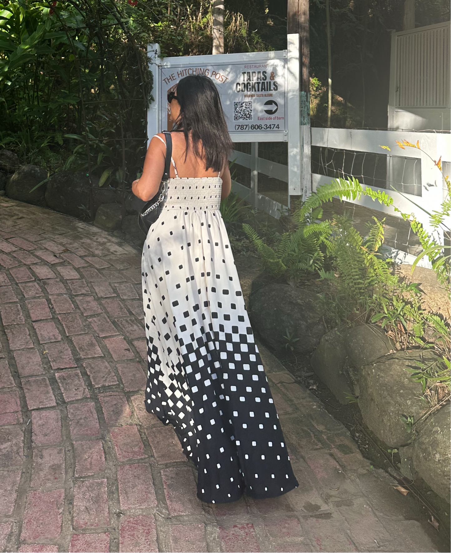 Ombré Print Maxi Dress