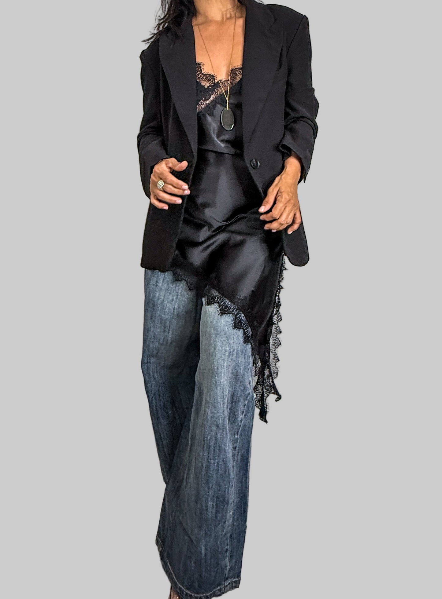 **Pre-OrderAsymmetrical Lace Dress