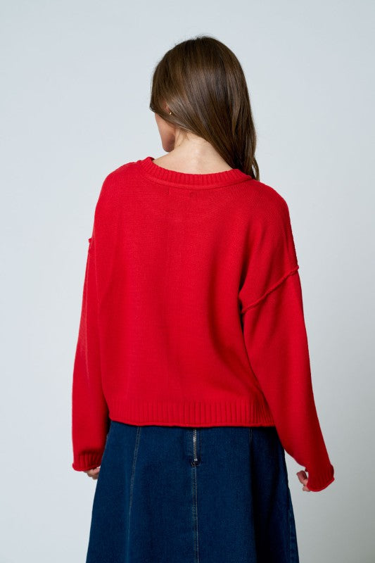 Button Down Knit Cardigan