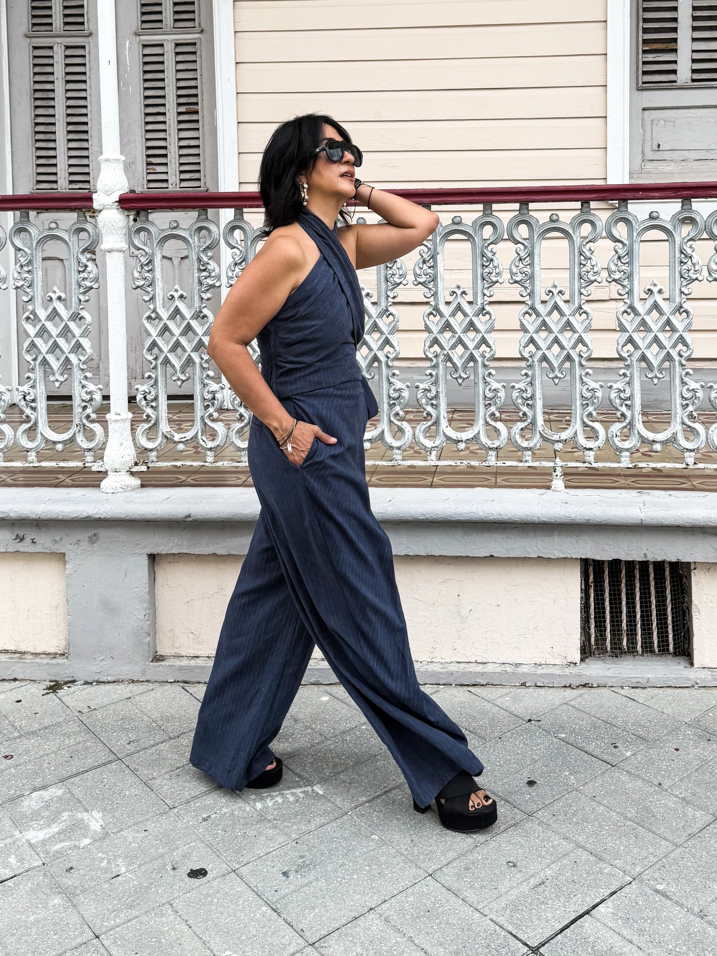 Pinstripes Overlap Set