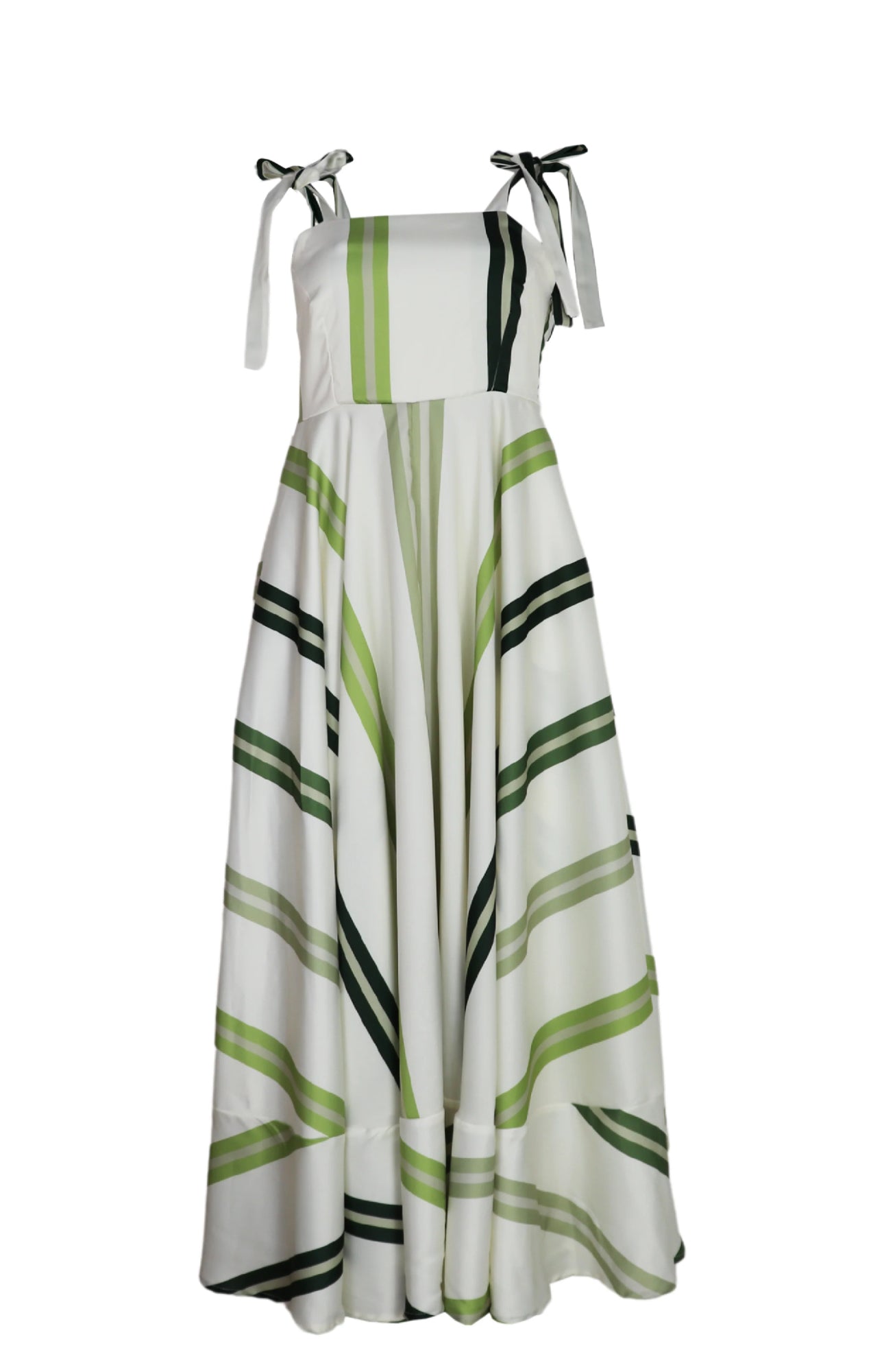 Bows & Stripes Maxi Dress 🇨🇴