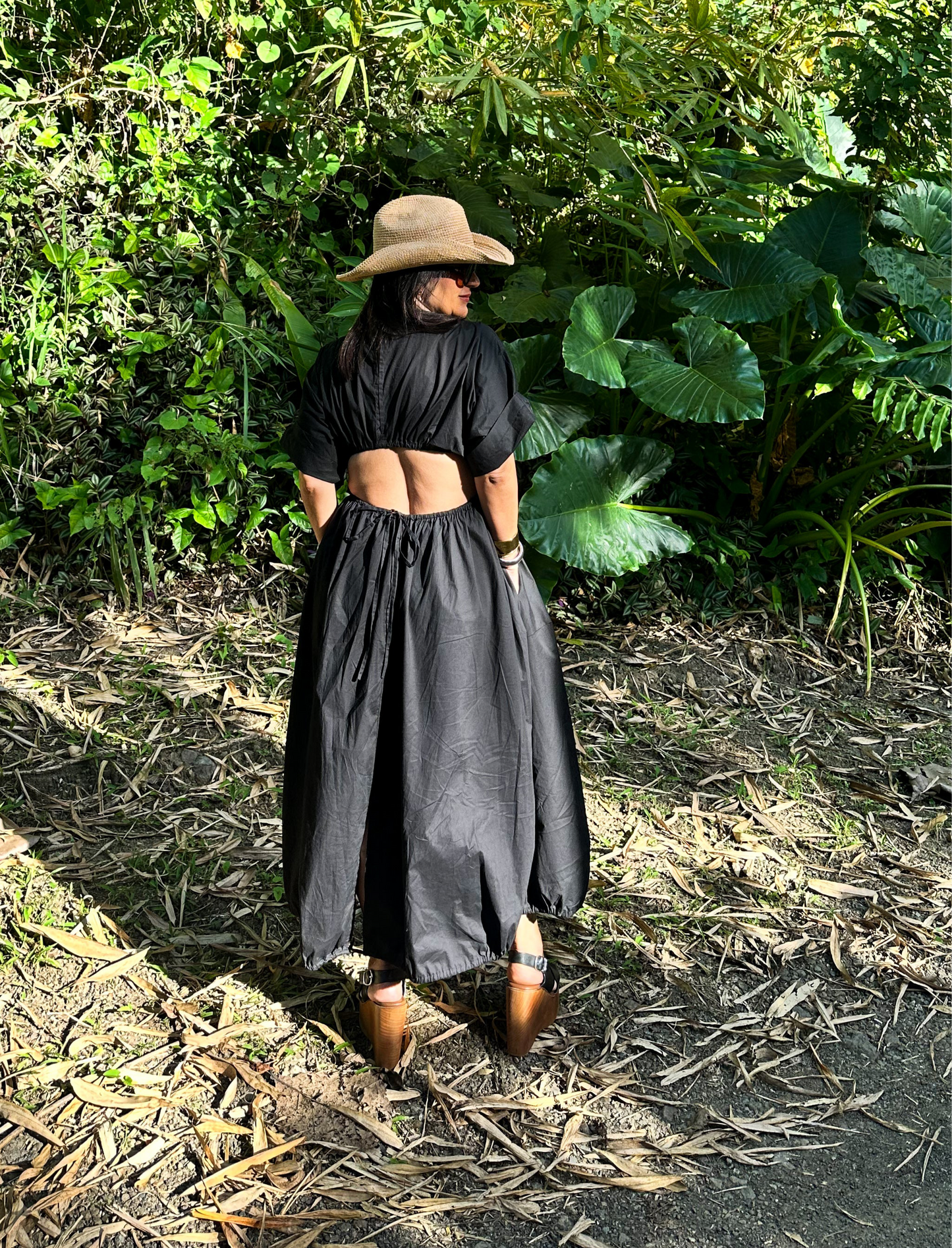 Open Back Midi Dress
