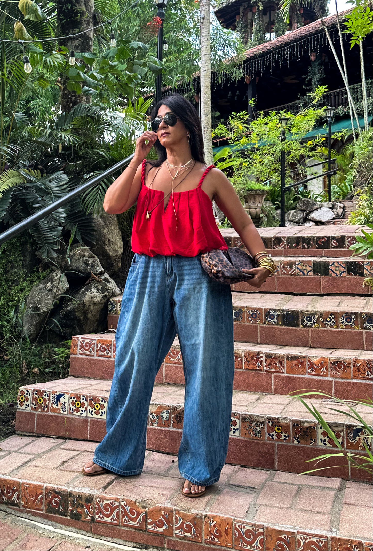 Twist Strap Bubble Top