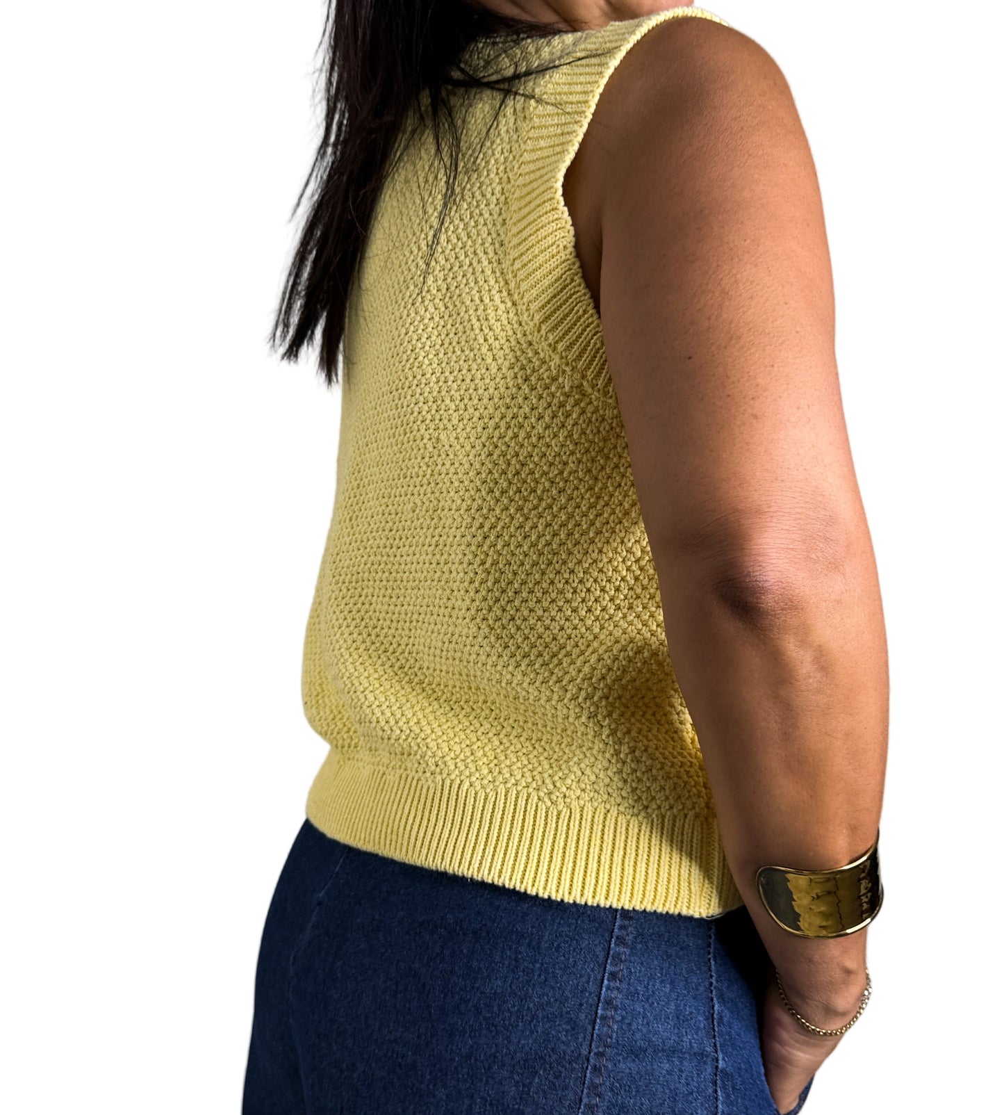 Gold Buttons Sweater