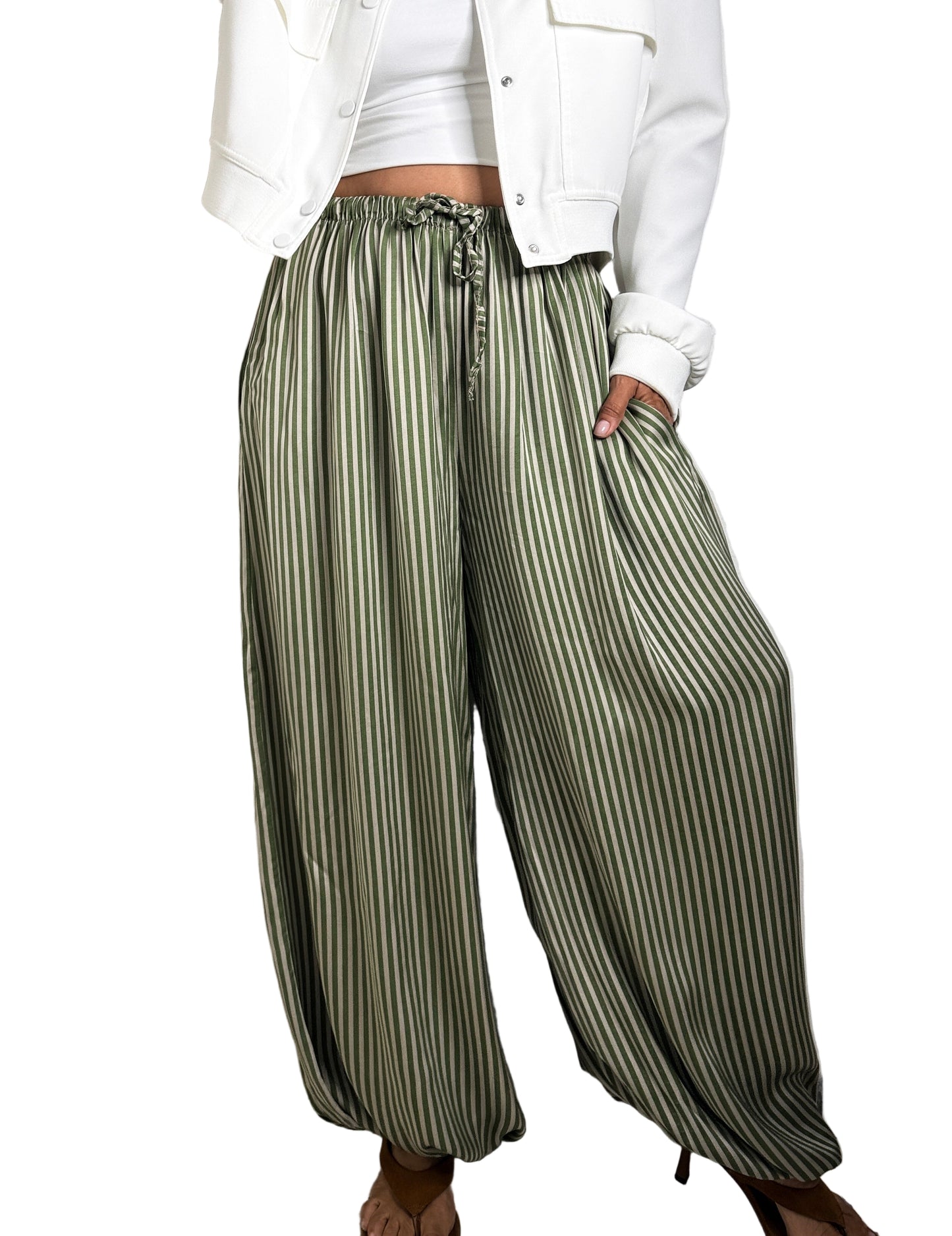 Striped Aladdin Pants