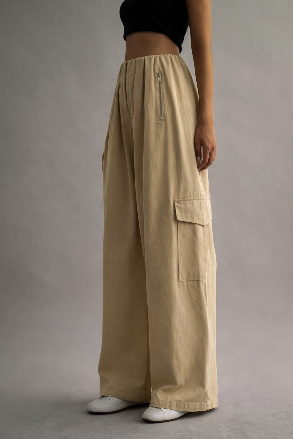 Wide Leg Cargo Pants
