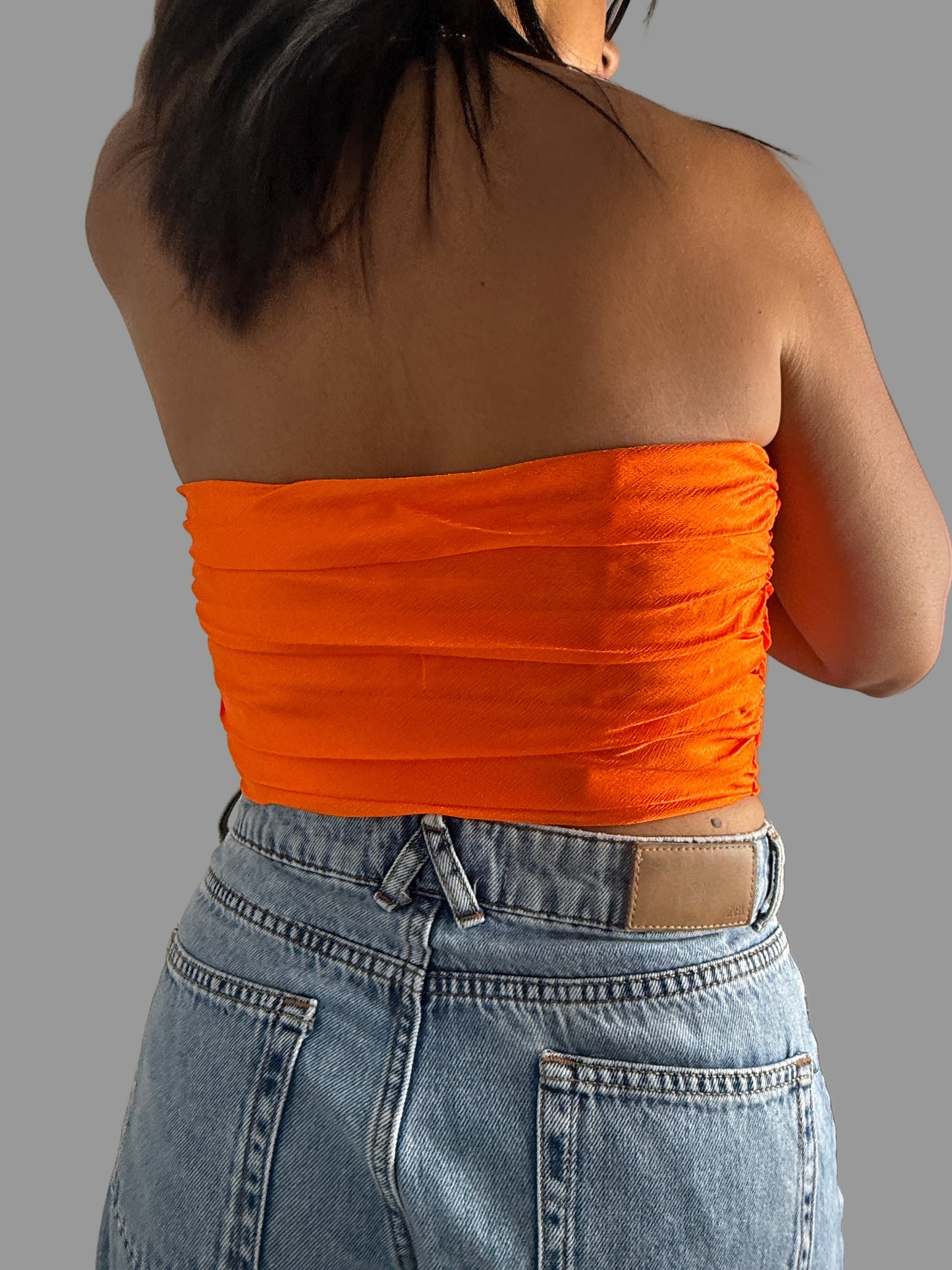 Orange Tube Top
