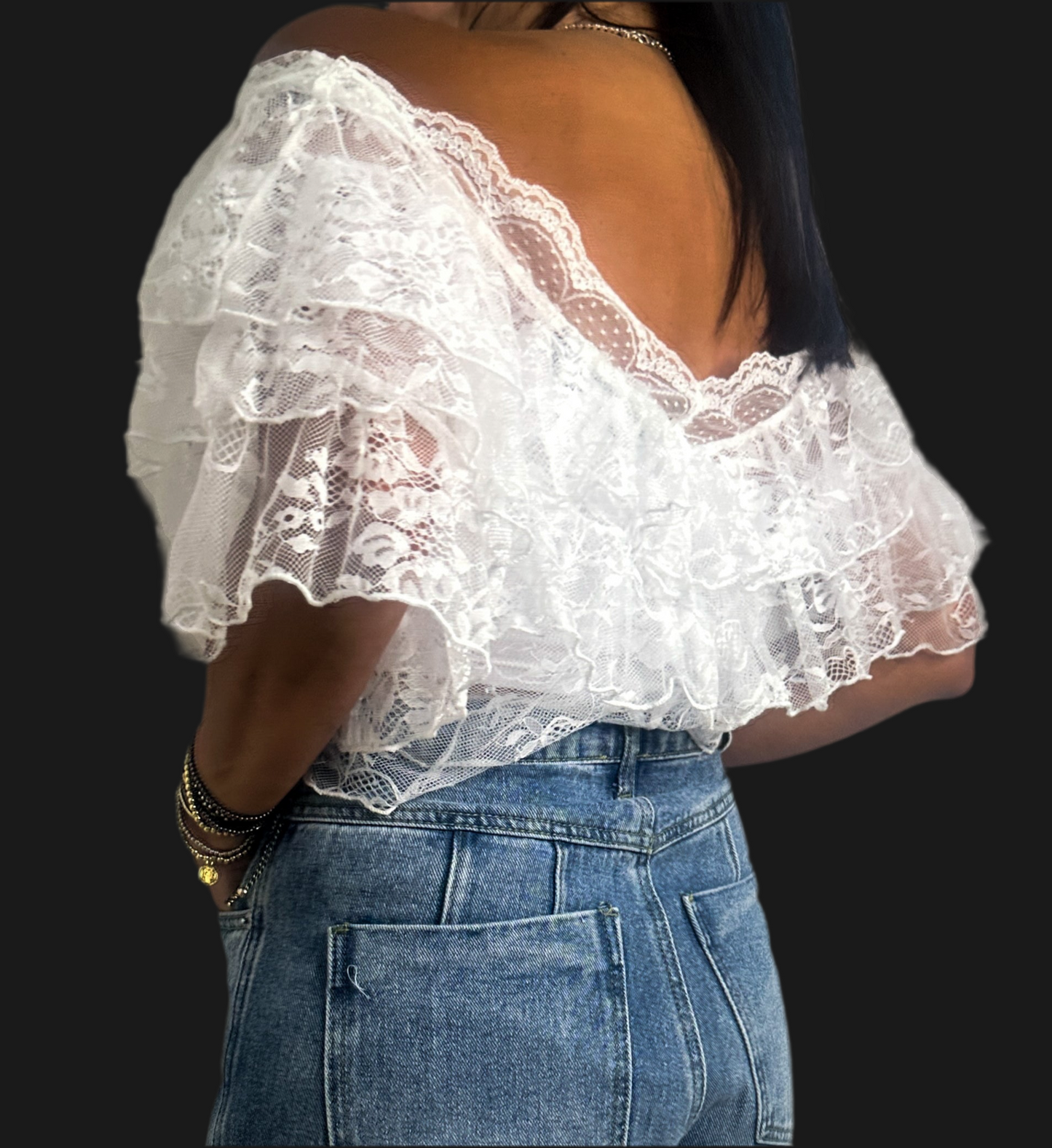 Lace Boho Crop Top