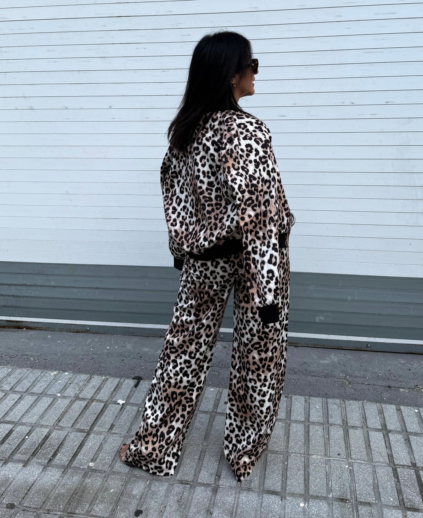 Satin Animal Print Set