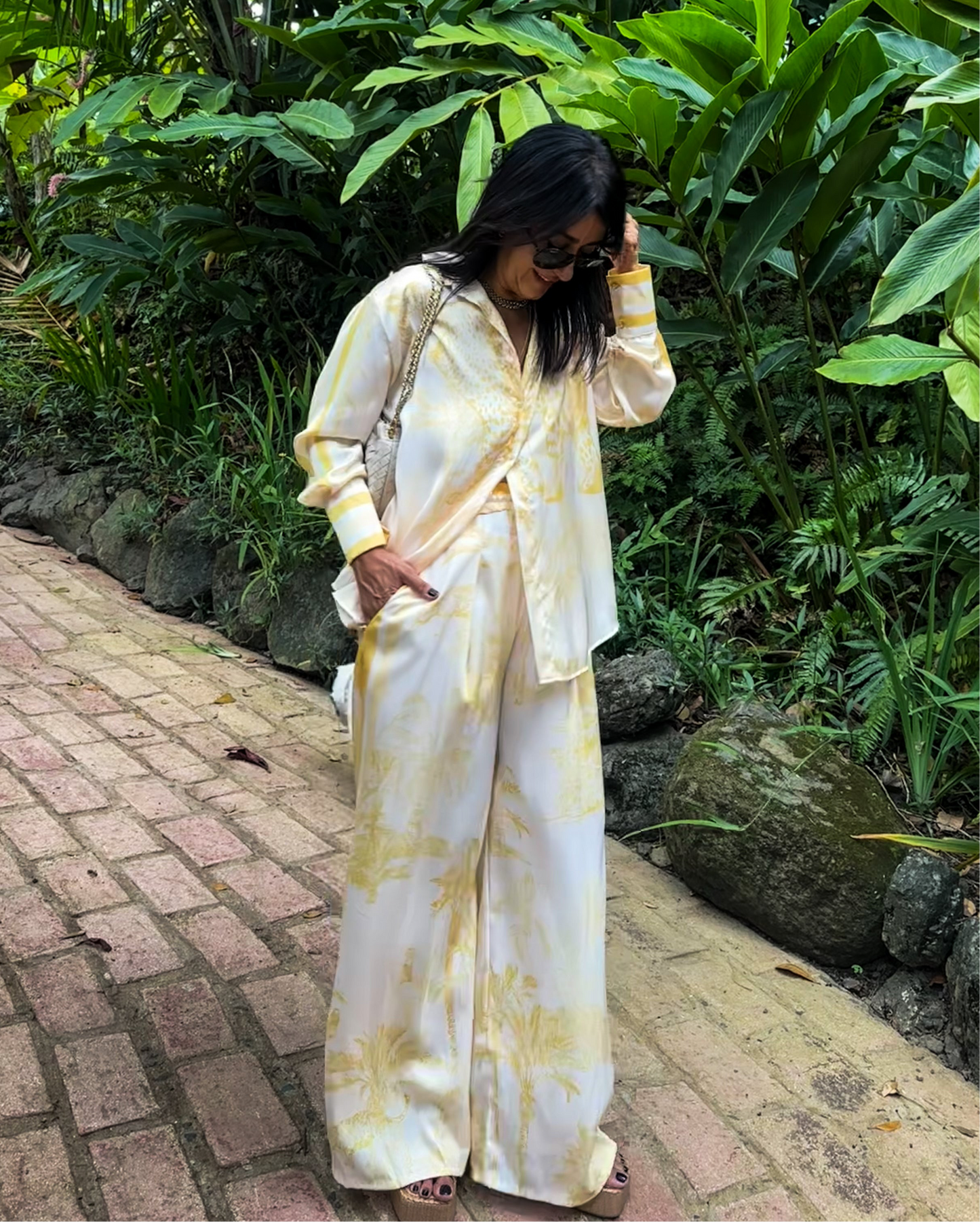 Yellow Dior Set
