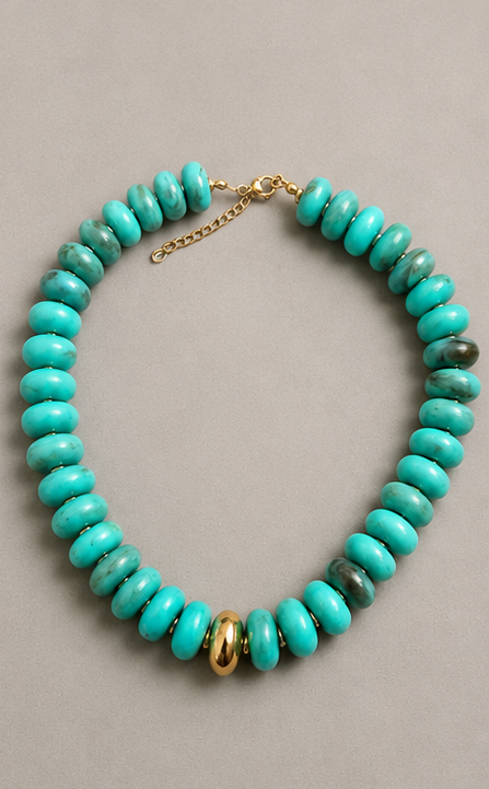 Turquoise Beaded Necklace