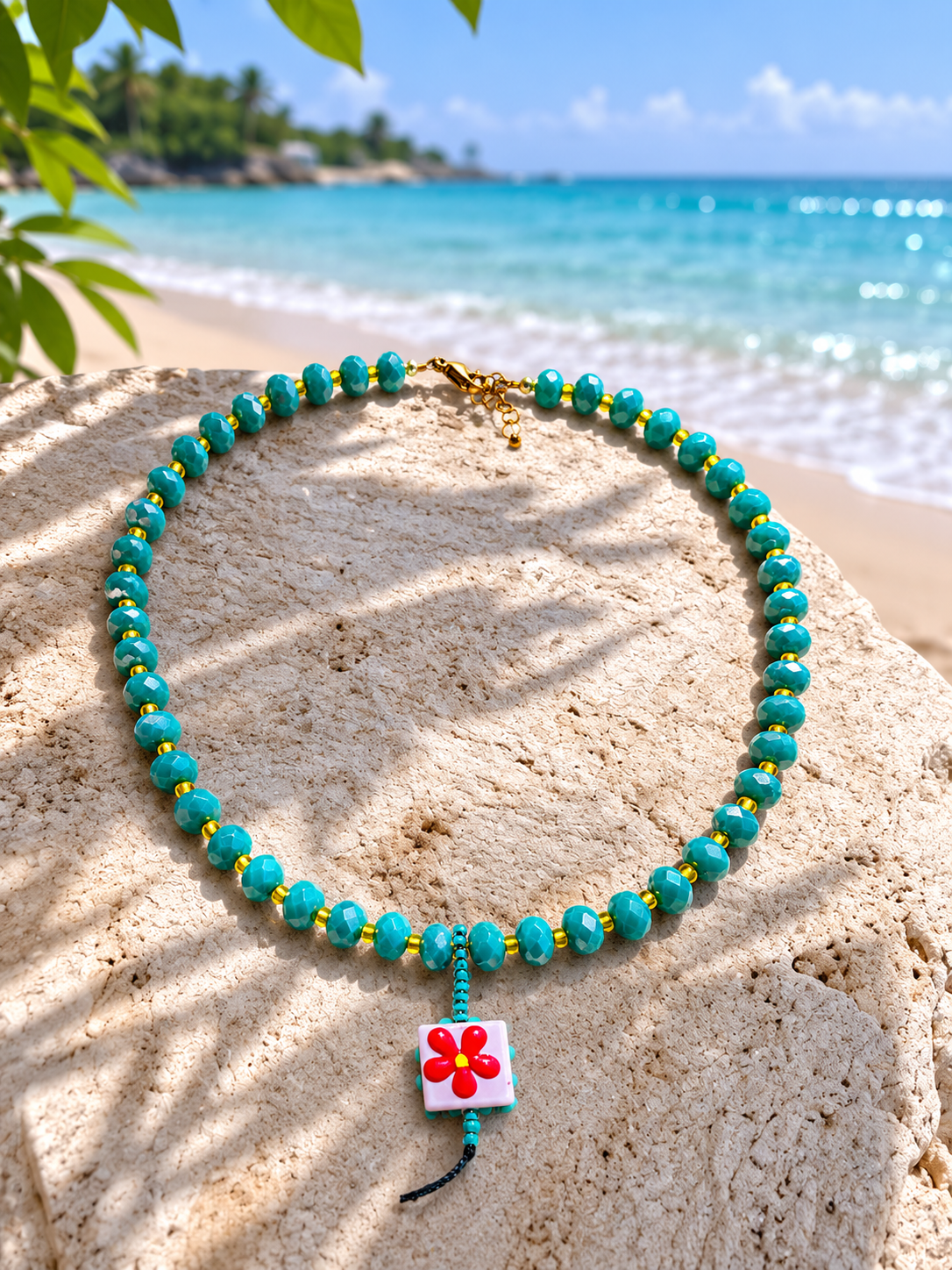 Charm Beaded Necklace