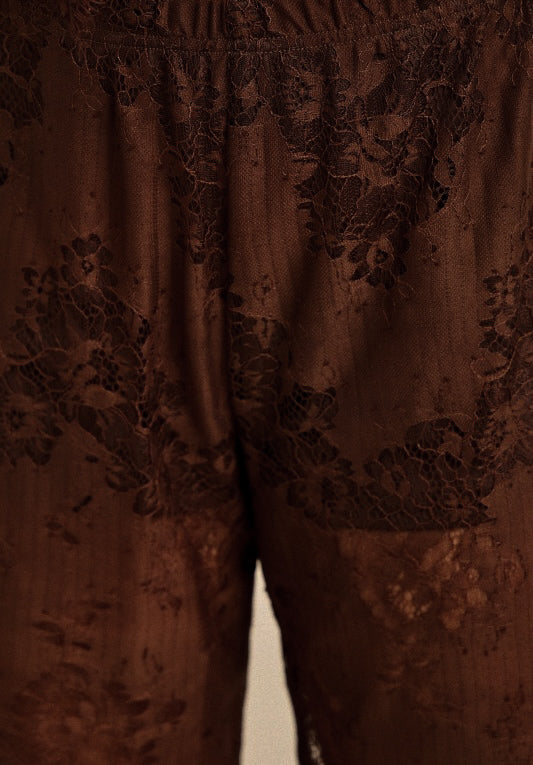 Lace Cami and Pants Set