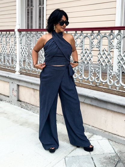 Pinstripes Overlap Set