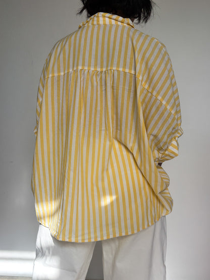 Lemon Oversized Shirt Top