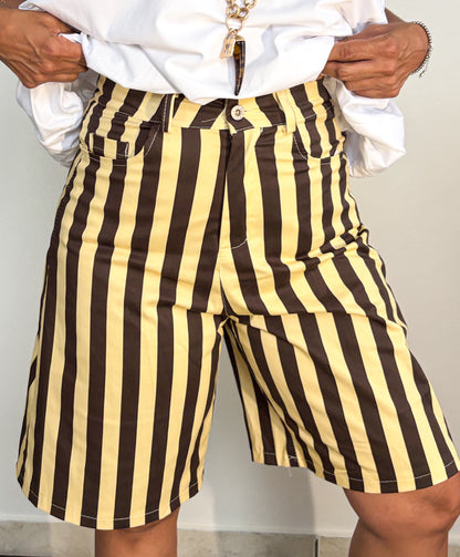 Stripes Bermuda Pants 🇮🇹