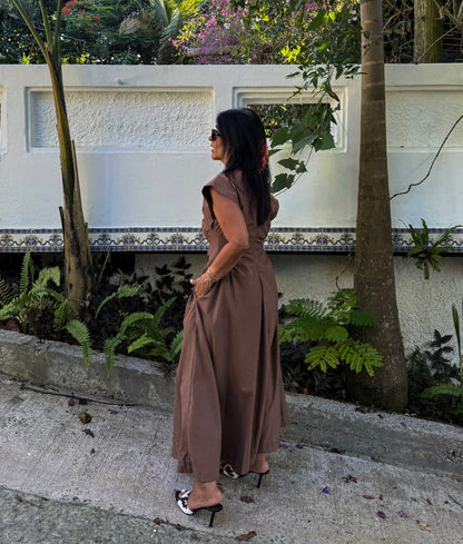 Espresso Midi Dress