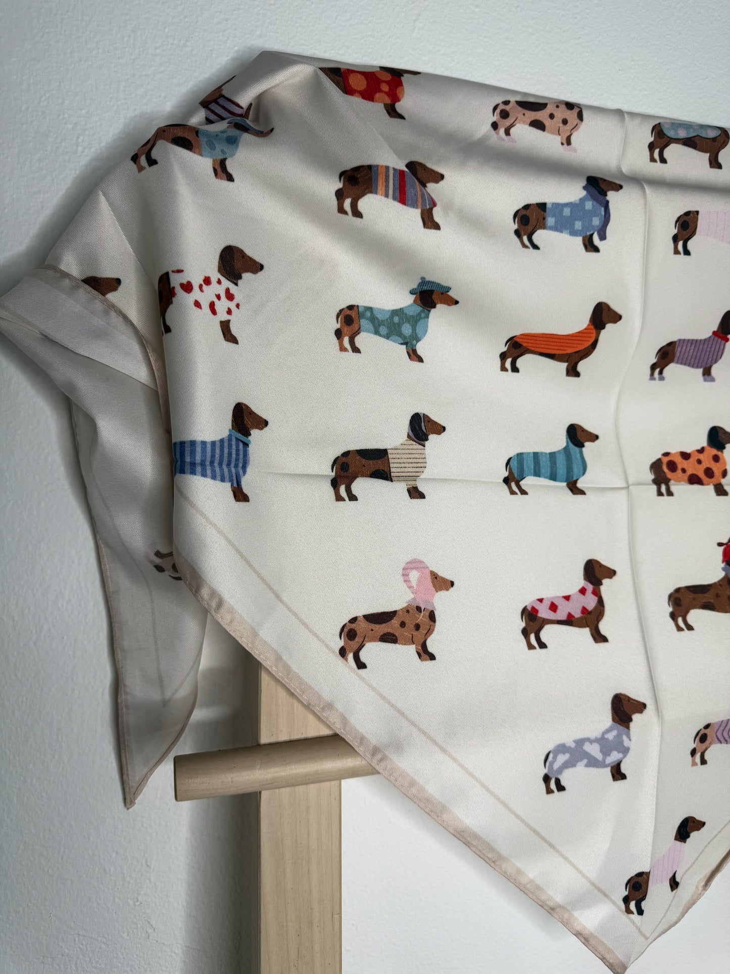 Dachshounds Triangular Scarf