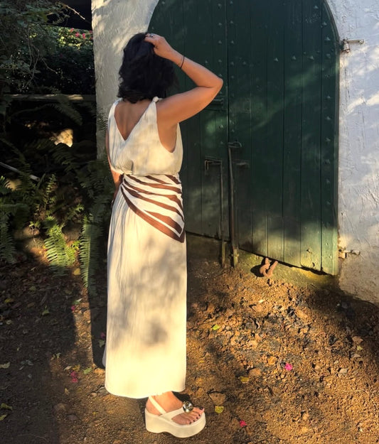 Knot Strap Midi Dress