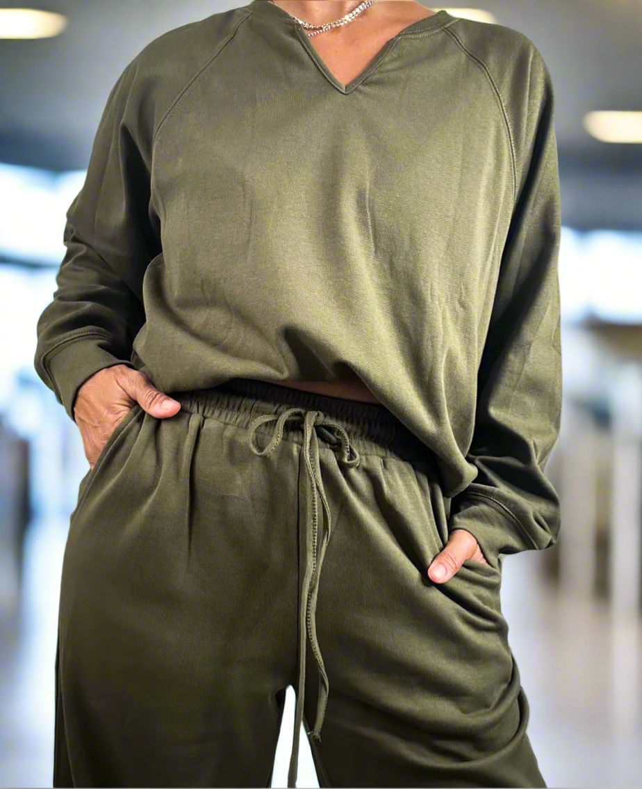 Pants and Sweatshirt Set