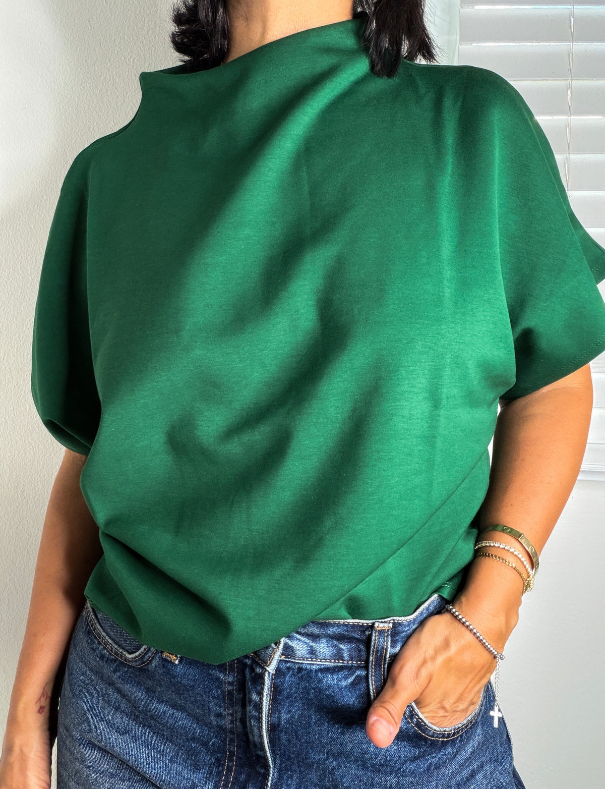 Mock Neck Top