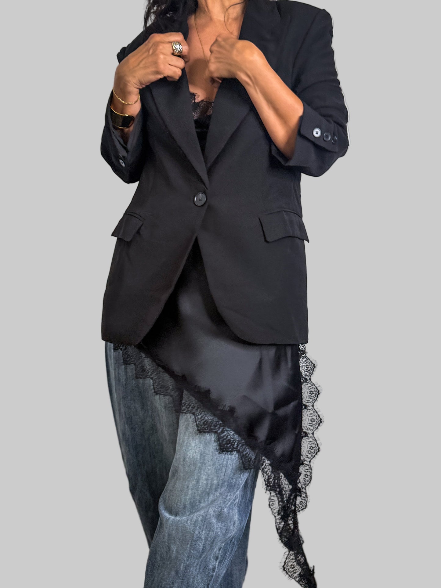 Oversized Black Blazer