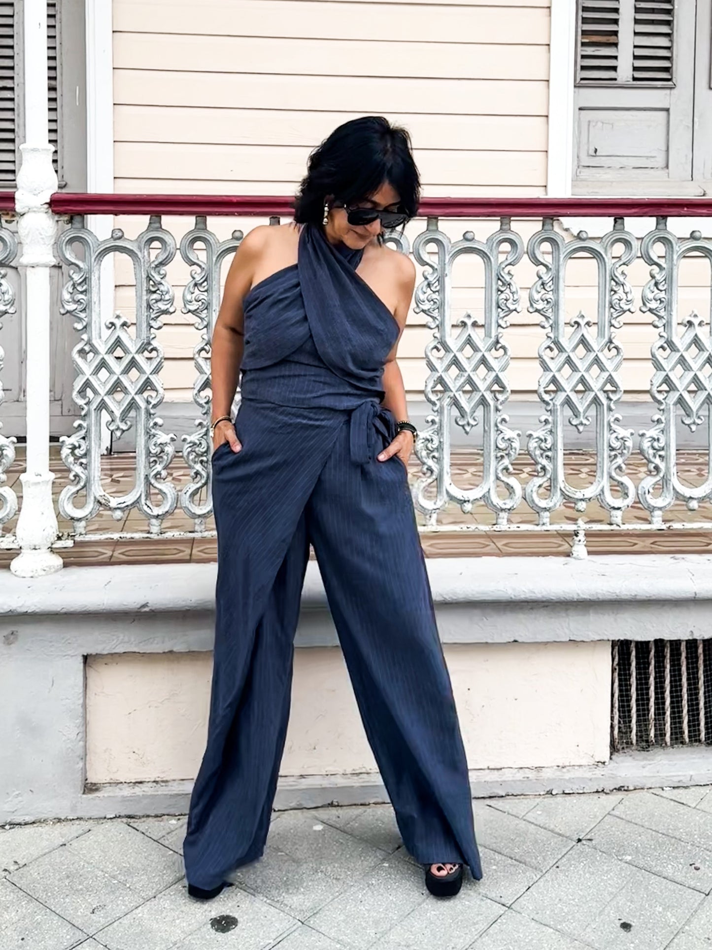 Pinstripes Overlap Set