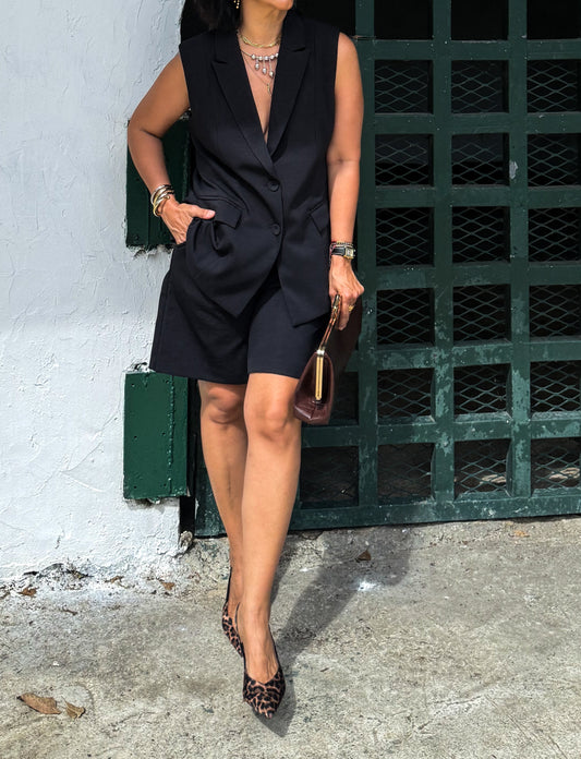 Tailored Vest and Bermuda Set