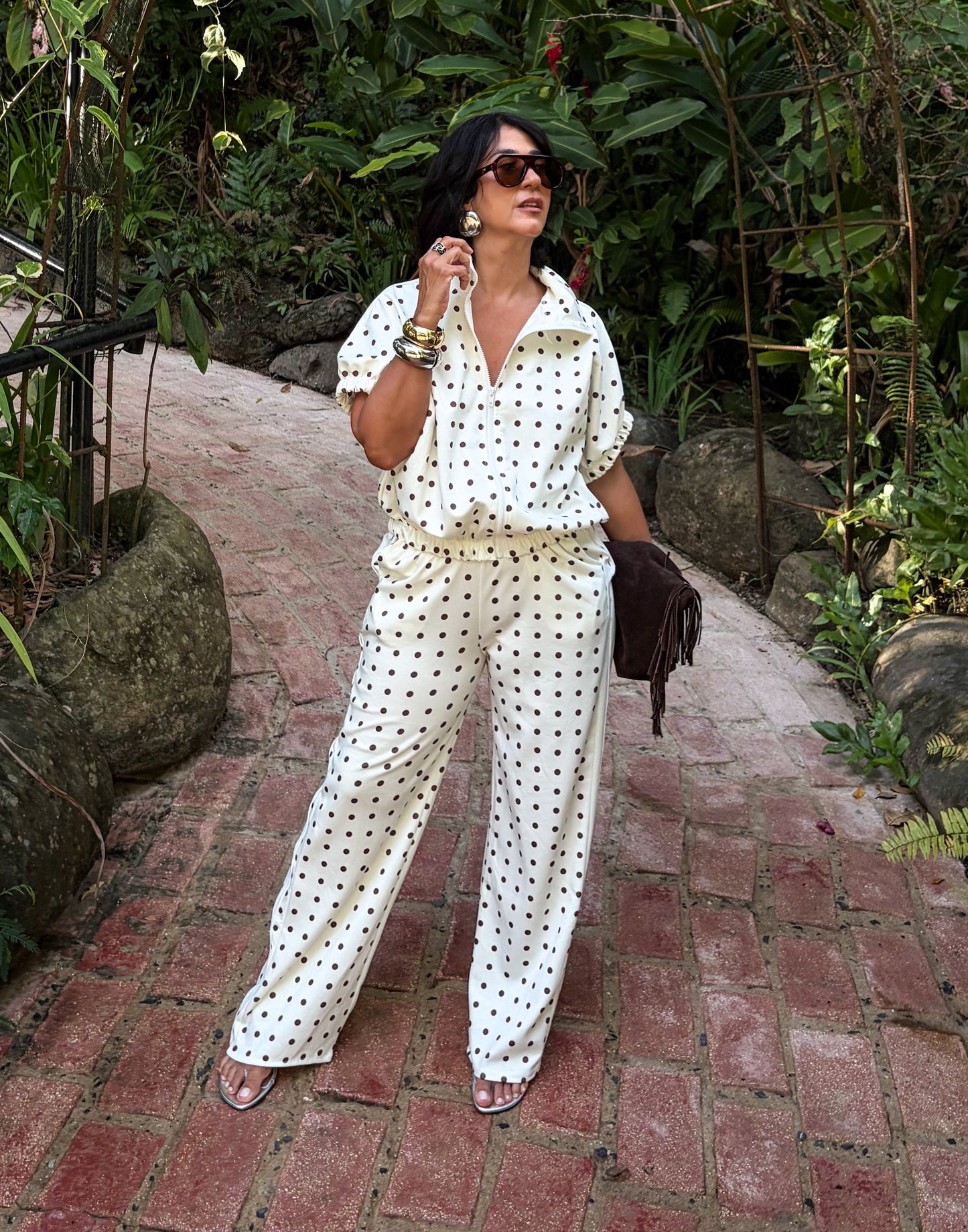 Polka Dots Sporty Chic Set 🇮🇹
