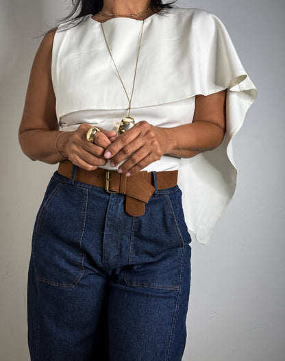 Asymmetrical Draped Top