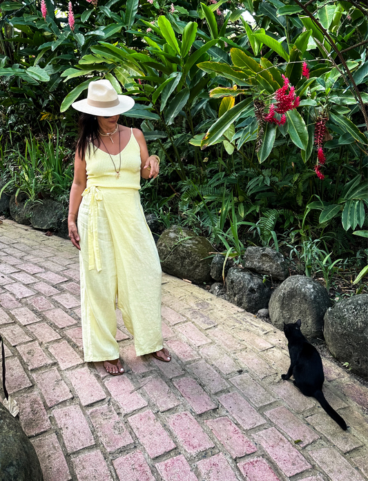 Contrast Butter Yellow Set
