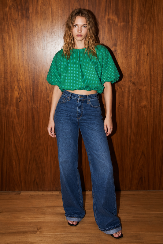 Bubble Crop Top