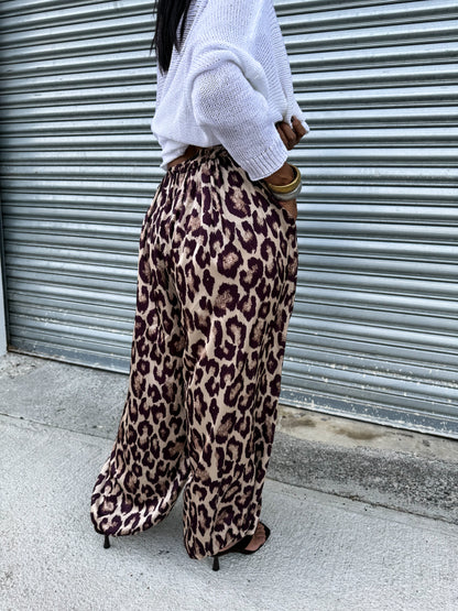 Animal Print Aladdin Pants