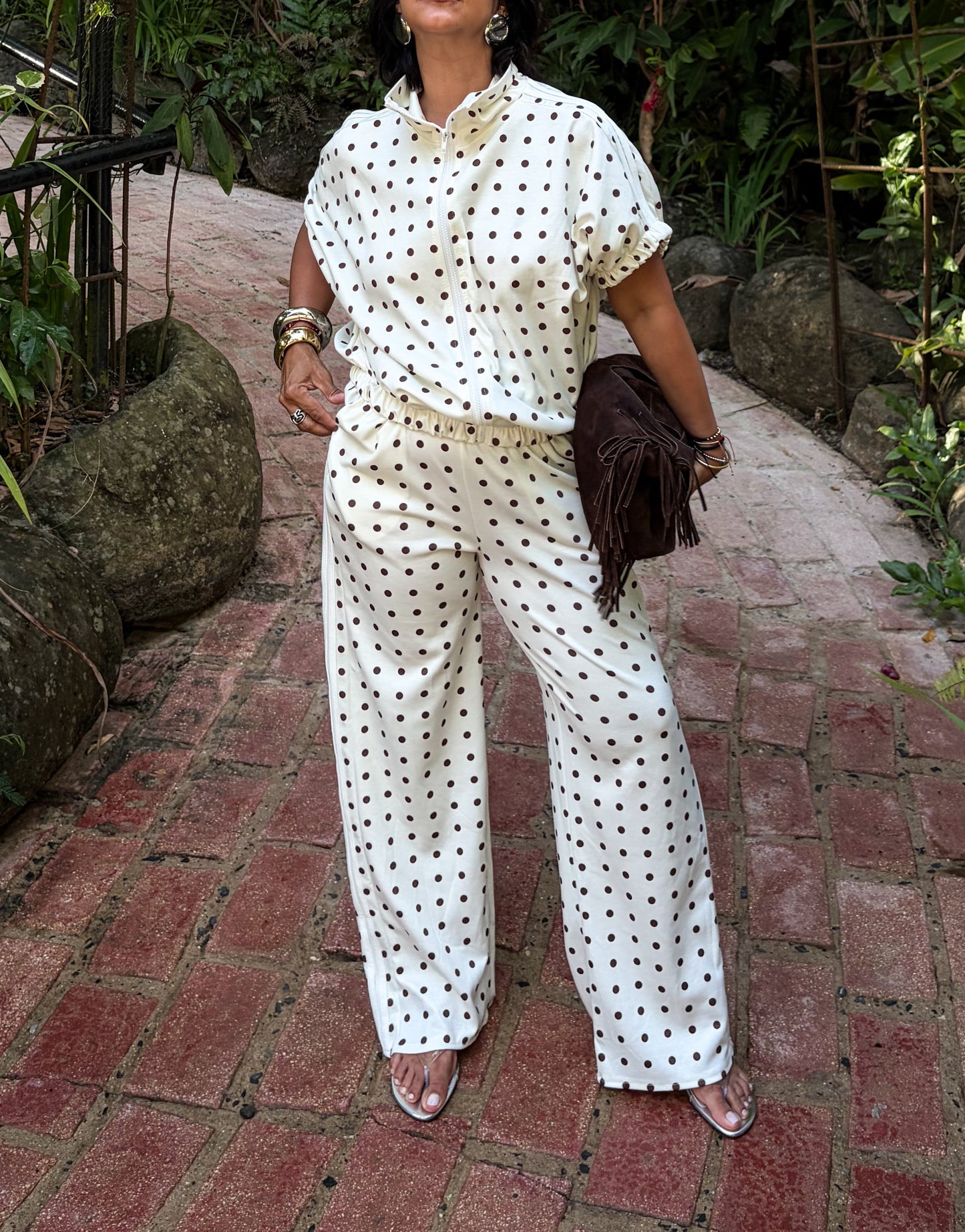 Polka Dots Sporty Chic Set 🇮🇹