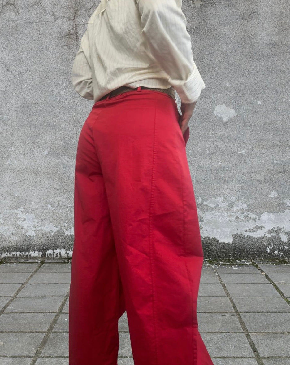 Belted Barrel Style Pants 🇮🇹