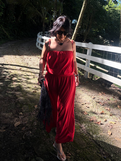 Rubi Red Maxi Dress