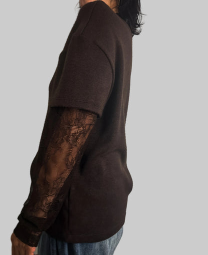 Lace Sleeves Top 🇮🇹