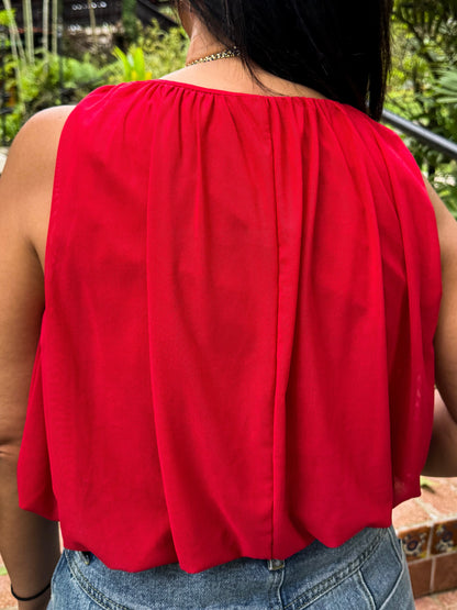 Red Bubble Top