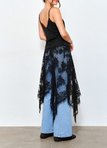 Black Lace Skirt