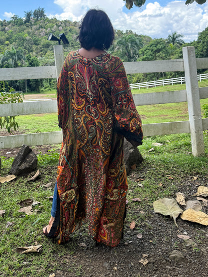 Golden Tassel Kimono