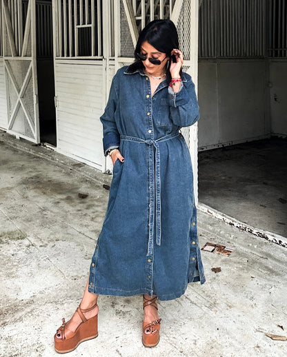 Indigo Denim Dress