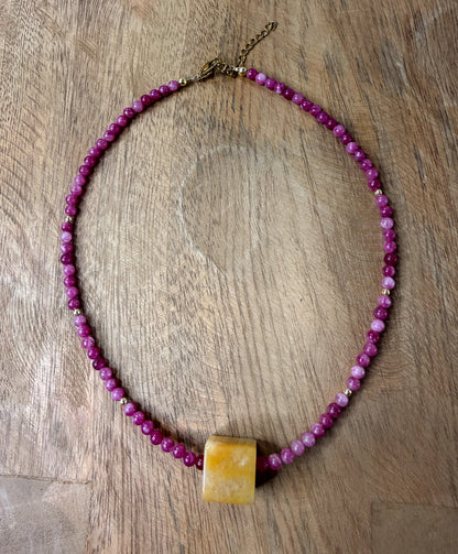 Crystal Cube Necklace
